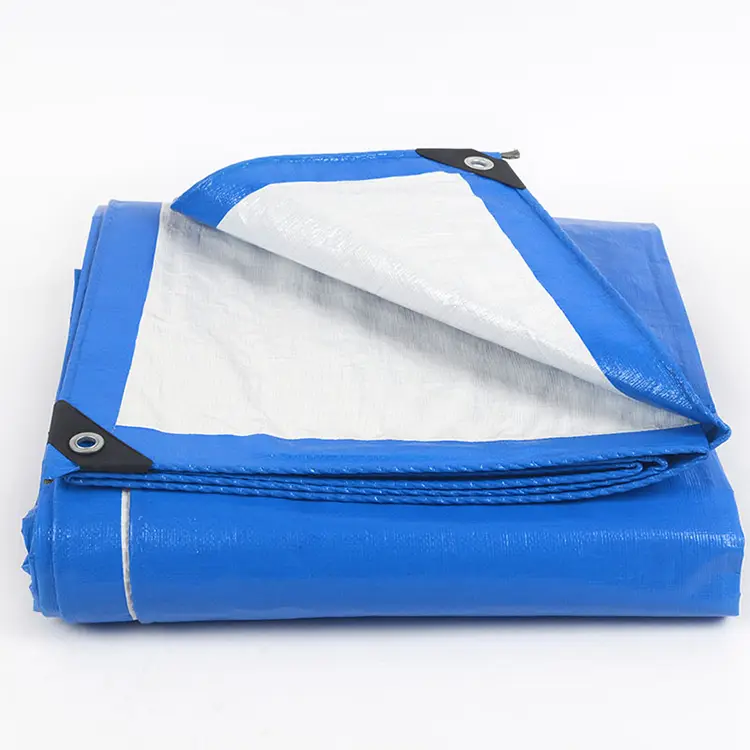 160 g kék fehér pe Tarpaulin 160 g kék fehér pe Tarpaulin