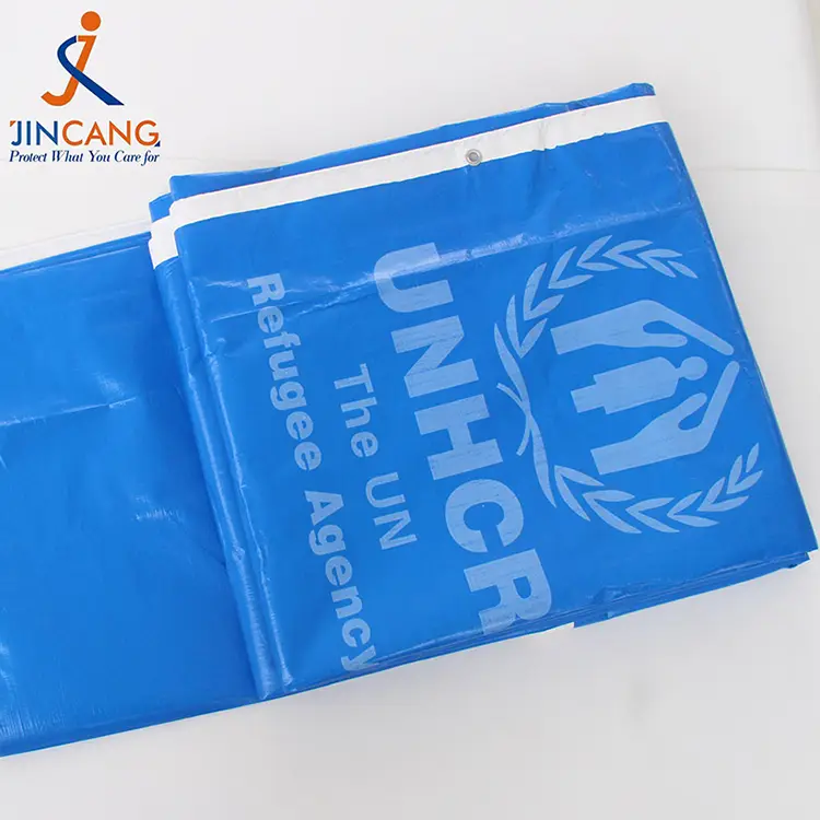 220 g kék fehér nyomtatott pe pulpaulin