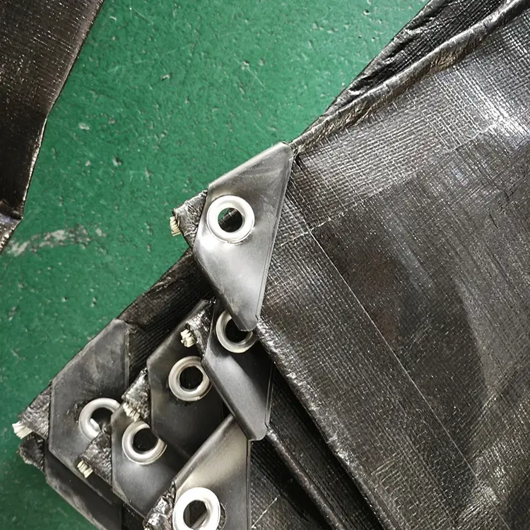 Fekete 200gsm PE Tarpaulin