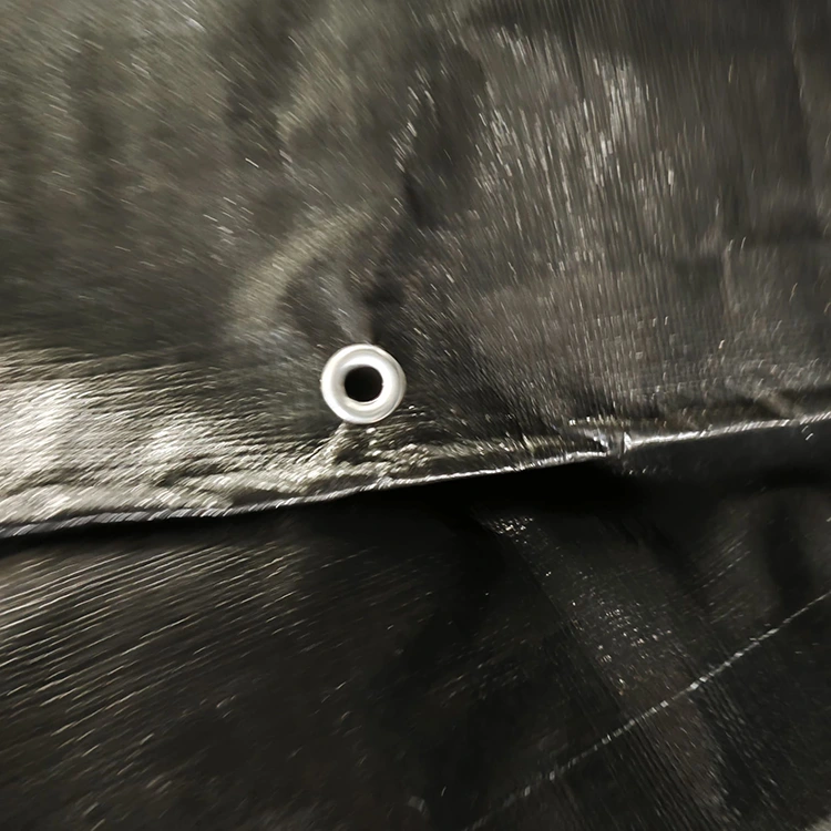 Fekete 200gsm PE Tarpaulin