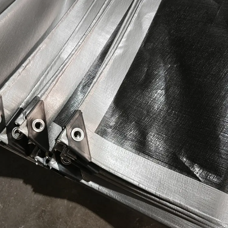 Fekete ezüst 240 szűz pe Tarpaulin