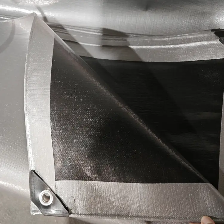 Fekete ezüst 240 szűz pe Tarpaulin