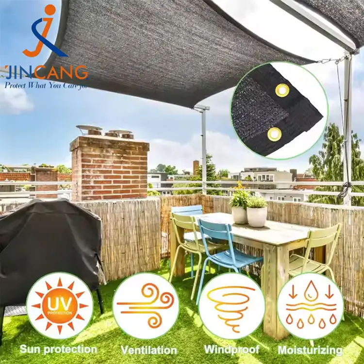 Blokkolja a napot, és csökkenti a hő árnyékhálóját